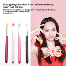 NEW 1pcs Silicone Makeup Brush Cream Concealer Blush Eye Shadow Gel Lip Brushes Tool pinceaux de maquillage 2024 - buy cheap