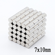 200PCS 7*10 mm Neodymium Magnet 7x10mm N35 Small Round Super Strong Powerful Magnetic Magnets For Craft 2024 - buy cheap