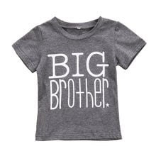 Camiseta estampa de manga curta infantil, camisa de algodão para meninos e meninas 2024 - compre barato
