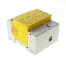 4P 10-20KA Surge Protective Yellow Over Voltage Lightning Arrester Protection 2024 - buy cheap