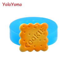 Q343YL Square Lace COOKIE Silicone Mold for Fondant Food Safe Polymer Clay Cabochon Sugar 2024 - buy cheap