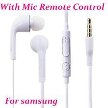 Stereo Handsfree In-Ear Earphone Headset with Mic VOL volume control For Samsung GALAXY EDGE PLUS Note  200pcs 2024 - buy cheap