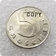 Памятные монеты, копия монеты Чехословакии 1937-копия монеты 2024 - купить недорого