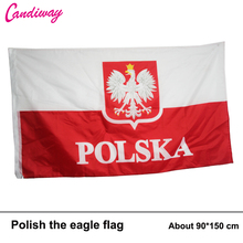 Bandera de Polonia de 3x5, banderas polacas de águila blanca para interior y exterior de la UE, 90x150cm, para colgar en la oficina/actividad/desfile/Festival/decoración del hogar 2024 - compra barato