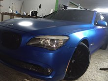 Electric Blue Satin Vinyl Film Matte Matte Electric Blue Vinyl Wrap Air Bubble Free For Car Wrapping Size:1.52*30m/Roll 2024 - buy cheap