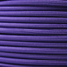 10 meters Purple 2 Wire 0.75mm2 Textile Electrical Wire Color Braided Wire Fabric Covered Electrical Power Cord Wire Cable 2024 - buy cheap