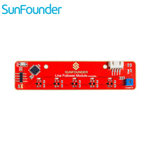 SunFounder-Módulo de seguimiento del seguidor de línea I2C, 5 canales para Raspberry Pi Arduino, Robot de coche inteligente, robótica MCU, ATMEGA328P, TCRT5000 2024 - compra barato
