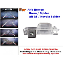Para Alfa Romeo Brera/araña/AR GT/Nuvola araña inteligente huellas Chip cámara CCD HD inteligente dinámico cámara de visión trasera 2024 - compra barato