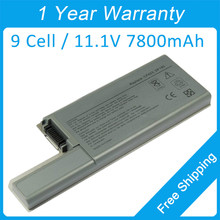 New 9 cell 7800mah laptop battery for dell Latitude D830 D820 D53 D531N 0YD623 0XD739 451-10327 451-10326 312-0401 312-0537 2024 - buy cheap