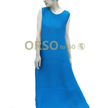 HOT SELLING Miyake Big plait fold loose dress with sleevesless o-neck solid A-Line dress  IN STOCK 2024 - buy cheap