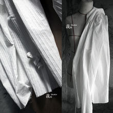 Preto branco textura Pesada camisa designer de tecidos de algodão Material de pano de algodão tecido Do Vestido de Casamento Tulle tecidos para patchwork 2024 - compre barato
