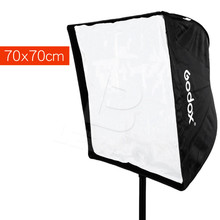 70x70 см/28 "* 28" Godox портативный зонт для фотостудии софтбокс Отражатель для вспышки Speedlight 2024 - купить недорого