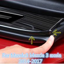 stainless steel welcome pedal refires door sill strip parts Car accessories For Mazda3 Mazda 3 axela 2014-2018 2024 - buy cheap
