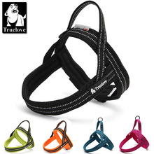 Truelove Soft Mesh Padded Nylon Dog Harness Vest 3M Reflective Security Dog Collar Easy Put On Pet Harness Pull-resistan 5 Color 2024 - buy cheap