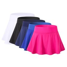 Спортивная теннисная юбка для фитнеса, спортивная короткая дышащая быстросохнущая юбка для бадминтона, 2018 2024 - купить недорого