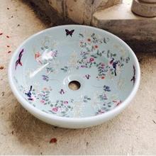 Fregadero de baño de cerámica blanca craquelada, pintura clásica China, antiguo, hielo 2024 - compra barato