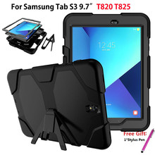 Safe Shockproof Heavy Duty Stand Case For Samsung Galaxy Tab S3 9.7 SM-T820 SM-825 Case Cover Tablet Armor Kickstand Shell+ Pen 2024 - buy cheap