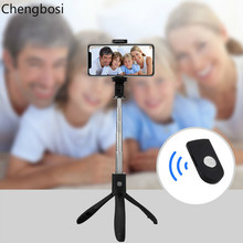 Bluetooth multi-função de controle remoto selfie vara tripé de alta qualidade câmera do telefone universal transmissão ao vivo gopro vara 2024 - compre barato