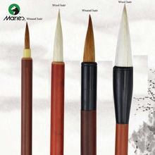 Martol G1324  Calligraphy Pen Chinese painting brush Weasel&Wool Hair Writing Drawing Brush 4pcs/set 2024 - buy cheap