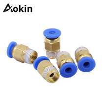 5pcs Pneumatic Connector PC4-01 PC6-01 For V6 V5 3D Printer 1.75mm 3mm PTFE Tube for J-Head Extruder Fittings Reprap Hotend Fit 2024 - buy cheap