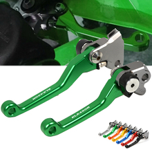 Aluminum Motorcycles Dirt Bike CNC Pivot Foldable Brake Clutch Levers For Kawasaki KLX450R KLX 450R KLX450 R KLX 450 R 2008-2009 2024 - buy cheap