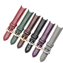 Pulsera de cuero genuino con interfaz cóncava, 20x10mm, 14x5mm, tira de cuero, compatible con pulsera femenina TQ52926 2024 - compra barato