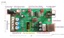 Arcade RGB CGA to TV and Video Composite/converting board-game accessory for arcade game machine/game machine/amusement machine 2024 - buy cheap