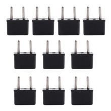 New 10PCS/Set US USA to EU Euro Europe AC Power Plug Converter Travel Adapter Charger 2024 - buy cheap