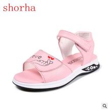 Sandalias para niños y niñas, zapatos cómodos para la playa, color rosa y blanco, 2018 2024 - compra barato