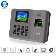 Realand 2.4inch TCP/IP/USB Biometric Fingerprint Time Attendance Machine RFID Time Clock Check-in Device Support Backup Battery 2024 - buy cheap