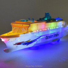 Simulation electric boat model/universal music light luxury cruise ship/car model/baby toys for children/toy/rc car/ship 2024 - buy cheap