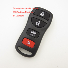 4 кнопки Брелок дистанционного управления чехол для Nissan Infiniti G35 2003 2004 2005 2006 без логотипа Cocolockey 2024 - купить недорого