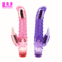 Multi-Speeds Dual Vibration G-Spot Clitoris Vibrators Adult Products Erotic Toys Dildos for Woman 2024 - buy cheap