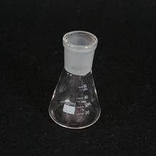 Frasco cónico de laboratorio, frasco con junta de 50ml Quickfit 24/29, erleneyer Boro Glass, graduado 2024 - compra barato