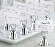 wedding favor party decoration--kissing bell wedding place name card holder 80pcs/lot 2024 - buy cheap