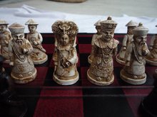 Collection old bone carving chess, "Emperor", Free Shipping 2024 - buy cheap