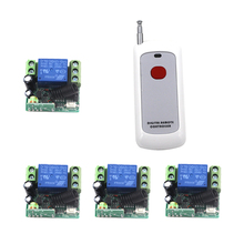 Frete grátis controle remoto sem fio 12v 1ch, código de aprendizagem, sistema de interruptor, controle remoto, aplicativo, porta de garagem, sku: 5219