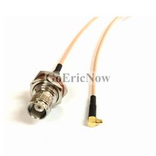 5 piezas RF Coaxial TNC interruptor hembra MMCX macho Cable Pigtail de ángulo recto RG316 15CM adaptador de conector 2024 - compra barato