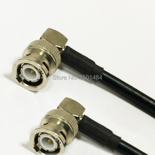 New BNC  Male Plug Right Angle  Connector Switch BNC  Male Plug Right Angle  Convertor RG58 Wholesale  Fast Ship 50CM 20"Adapter 2024 - buy cheap