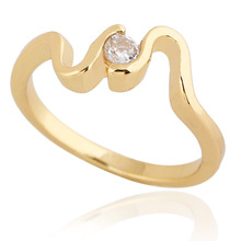 Kuniu простой геометрический палец кольцо для женщин Циркон металл материал ЦИРКОН Металл Материал Модный классический стиль модные украшения 2024 - купить недорого