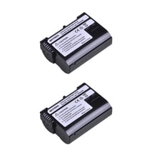 Batmax 2Pcs EN-EL15 EN EL15 ENEL15 Battery for Nikon D7000 V1 D600 D600E D800 D800E D7100 D610 D810 D810A D750 D7200 Z6 Z7 2024 - buy cheap