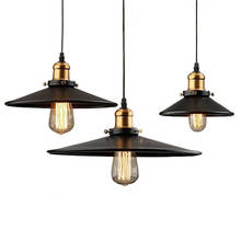 Loft RH Industrial Warehouse Pendant Lights American Country Lamps Vintage Lighting for Restaurant/Bedroom Home Decoration Black 2024 - buy cheap