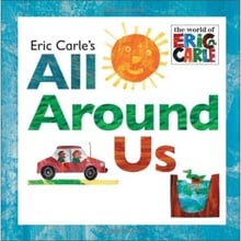 Tudo ao redor de us, de eric carle ngenjoy, livros de história para crianças aprendendo, brinquedos de inglês, livro de desenho em inglês 2024 - compre barato