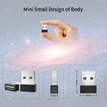 Comfast mini usb wifi adaptador 2.4g wifi dongle 150 mbps 802.11b/g/n wifi emissor wi fi computador computador receptor placa de rede antena 2024 - compre barato