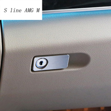 Car Styling Copilot Glove box handle panel covers Stickers frame trim For Mercedes Benz GLK class X204 Auto interior accessories 2024 - buy cheap