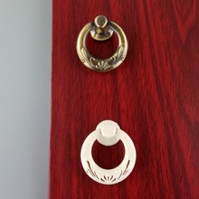 European Bronze Ring Round Door Knob Furniture Handle Kitchen Cabinets Drawer Wardrobe Cupboard Dresser Push Pull Door Handles 2024 - buy cheap