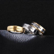 DOTIFI 316L кольца из нержавеющей стали для женщин размер 7-11 три кольца обручальное кольцо ювелирные изделия 2024 - купить недорого