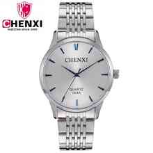 Reloj nuevo NATATE a la moda para hombre, reloj a prueba de agua, relojes de cuarzo de acero inoxidable, reloj de pulsera al por mayor CHENXI Casual Watch 6040 2024 - compra barato