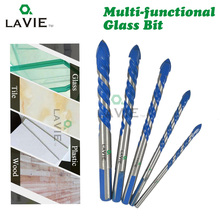 LAVIE 3mm to 12mm Multifunctional Glass Drill Bit Twist Spade Drill Triangle Bits For Ceramic Tile Concrete Glass Marble DB02055 2024 - buy cheap