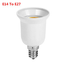 Fireproof Plastic Converter E14 To E27 Adapter Conversion Socket High Quality Material Socket Light Bulb Adapter Lamp Holder 2024 - buy cheap